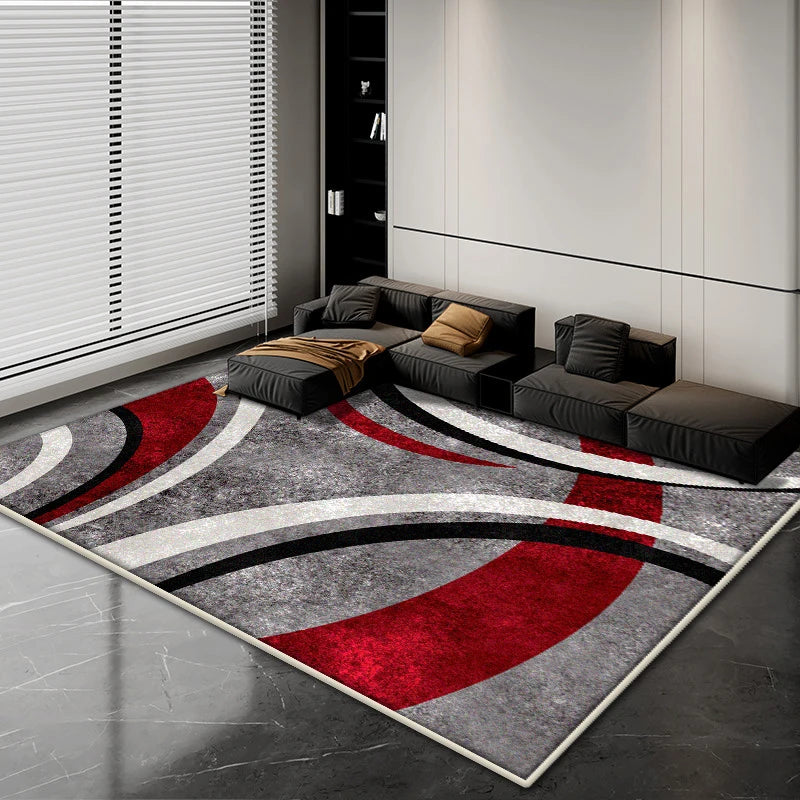 Nordic Abstract Luxury Carpet Home Decoration Living Room Fluffy Plush Rugs 200x300cm Bedroom Office Area Antiskid Floor Mats - So ist Leben