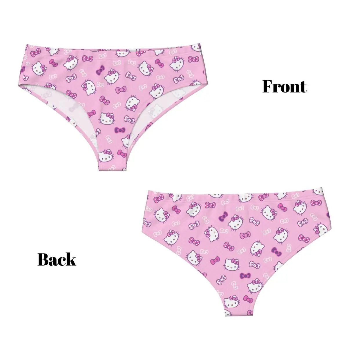 Hello‑Kitty Slip mit mittelhoher Form im Sanrio Stil