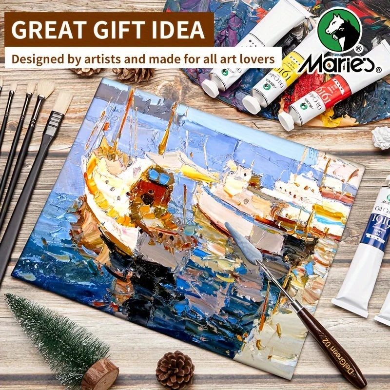 8-größen Leinwandplatten zum Malen, leere Leinwandbretter für Acryl, Öl, Gouache, Tempera, grundiert weiß für Erwachsene, Hobby-Maler. So ist Leben