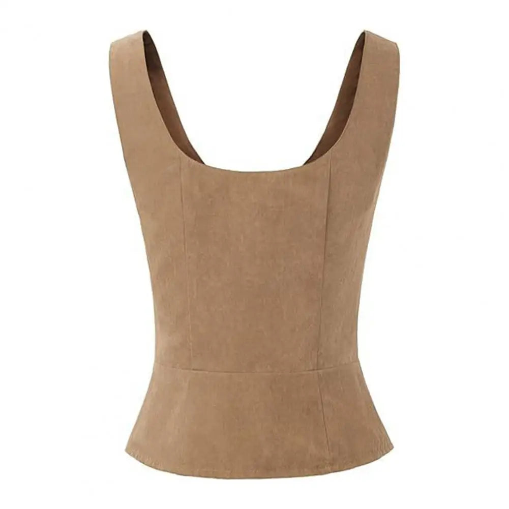 Vintage Damen-Weste, Schnürgurt, Renaissance, quadratischer Ausschnitt, ärmellos, mittelalterlich, schmale Passform, Halloween, Cosplay, Performance-Top So ist Leben