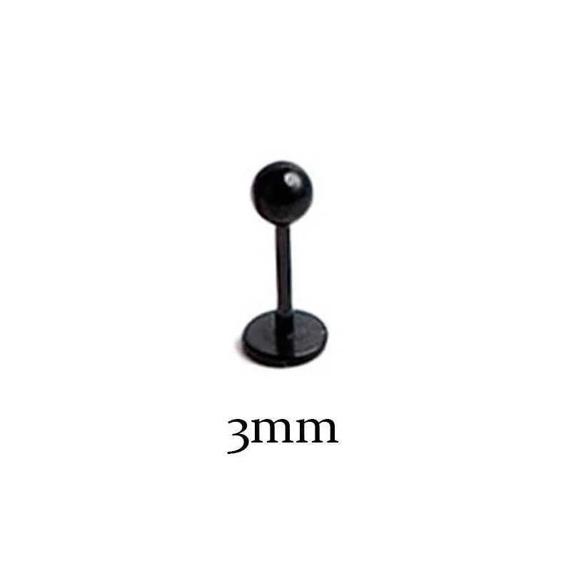 1 STÜCK Neuer Chirurgenstahl Winziger Zirkon Kristall Tragus Helix Piercing Labret Lippenbolzen Nasenring Innengewinde Niedlicher Körperschmuck So ist Leben