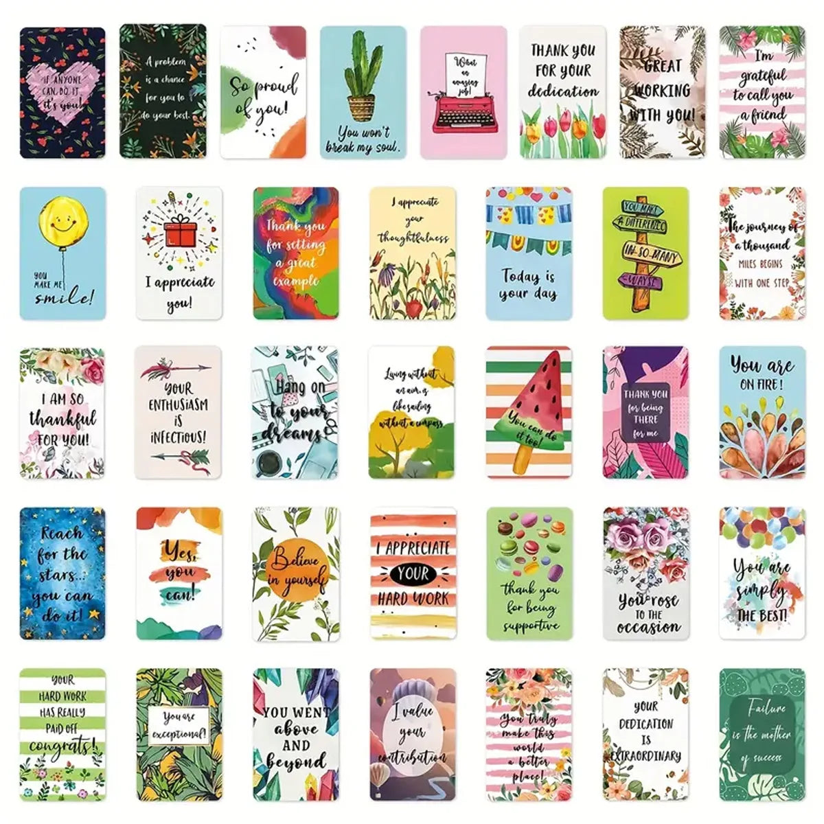 72-teilige positive Affirmationskarten, inspirierende und Ermutigungskarten für Damen und Herren, tägliche Affirmationskarten So ist Leben