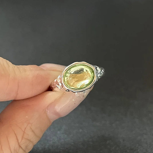 Y2K Kristall Ringe Kpop Herz Einstellbare Ring Unregelmäßige Geometrie Punk Vintage Ringe Set für Frauen Mädchen Neue Mode Schmuck So ist Leben