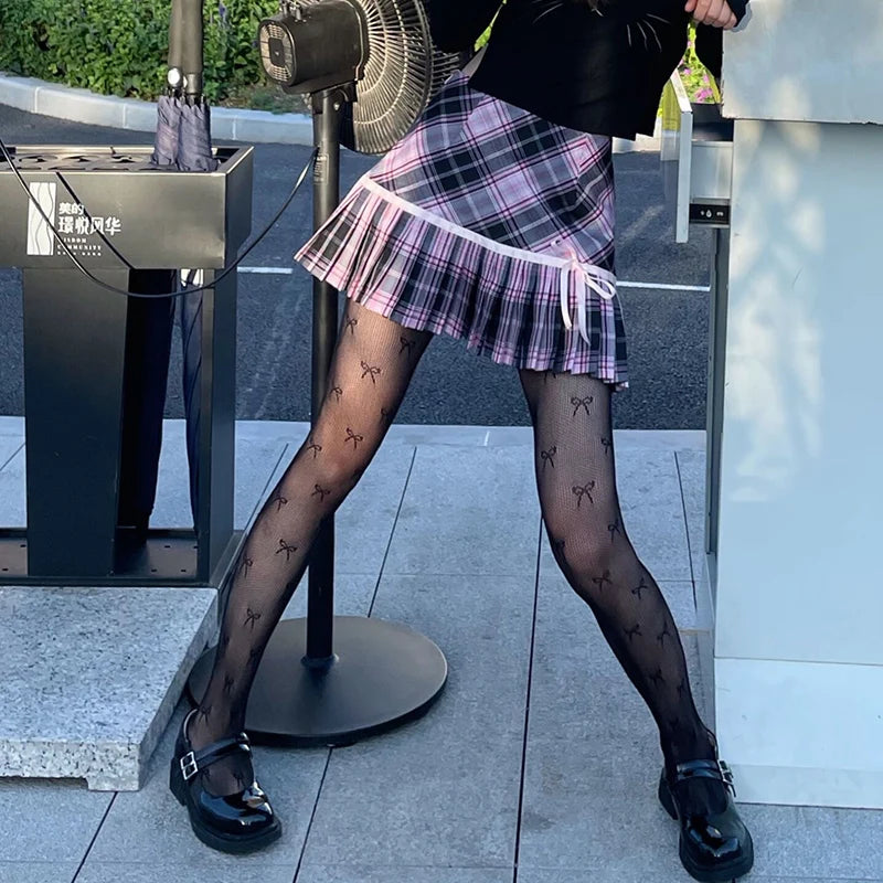 Gothic Leggings mit floralem Muster - So ist Leben