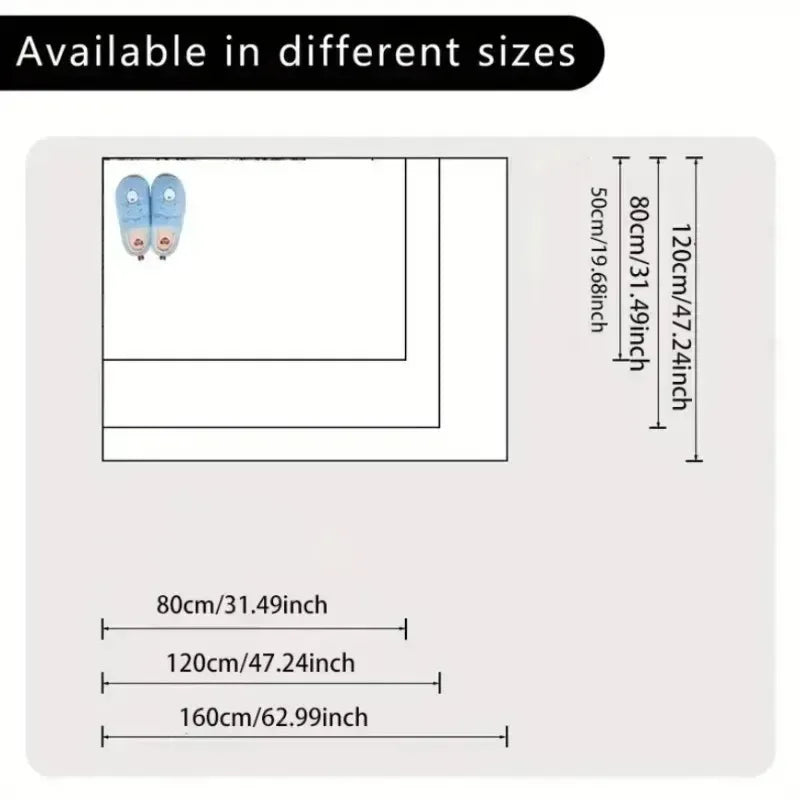 Gothic Schwarz Weiß Teppich Matte Teppich Vintage Muster Rutschfeste Bodenmatte für Wohnzimmer Schlafzimmer Dekoration Kann als Geschenk gegeben werden - So ist Leben