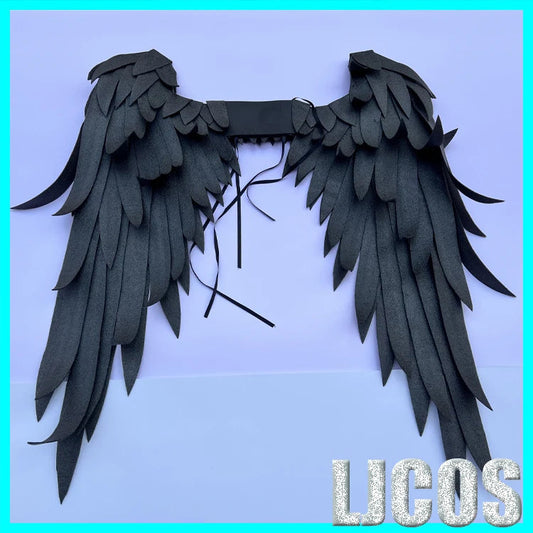 Albedo Black Wing Game Overlord Lolita Wing Prop Cosplay Halloween Weihnachten Fancy Party Kostüme Zubehör So ist Leben