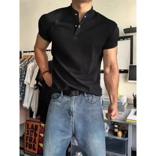 Sports Fitness Kurzarm-T-Shirt mit normaler Schulterpartie - So ist Leben