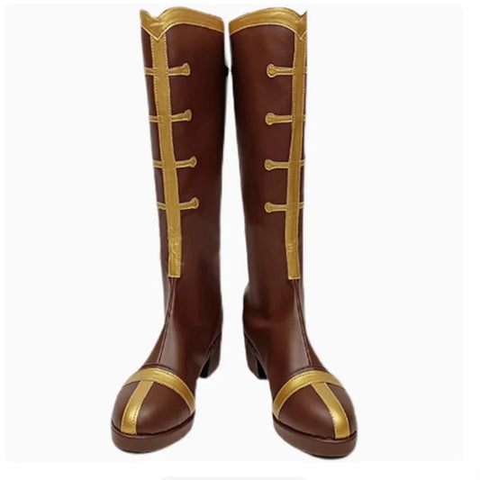 Unisex Anime Cos Mare Bello Fiore Cosplay Kostüme Schuhe Stiefel Benutzerdefinierte Größe So ist Leben