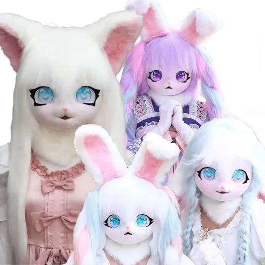 Furry Kig Kigurumi Tier Katze Kaninchen Puppe Tier Maske - So ist Leben