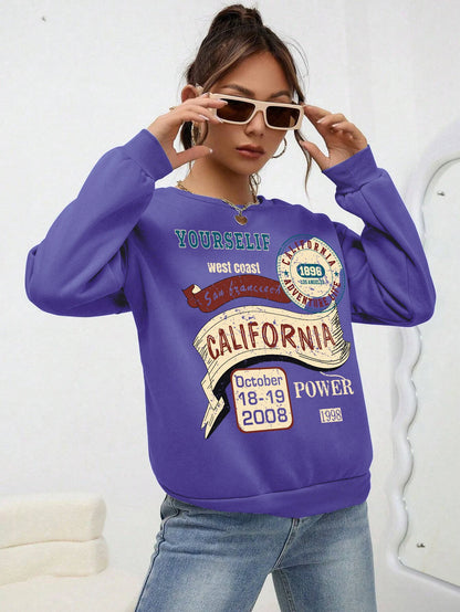 Vintage Lässiger California Fashion Sweatshirt Hoodie - So ist Leben