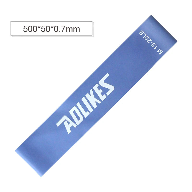 Aolikes 1pcs Fitness elastische Widerstands bänder Heim training Yoga Sport Widerstands bänder Stretching Pilates Crossfit Workout Gym So ist Leben