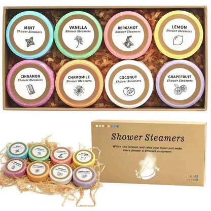 8-teiliges Badesalz-Tabletten-Set, natürliches, entspannendes Spa-Badesalz für die Badewanne, Körperpflege, geeignet für Frauen und Männer, Zuhause & Hotel So ist Leben