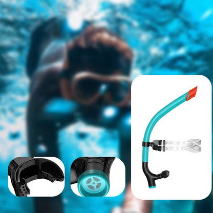 Unterwasserausrüstung Halbtrockenrohr Silikon Mundstück Tauchschnorchel - So ist Leben