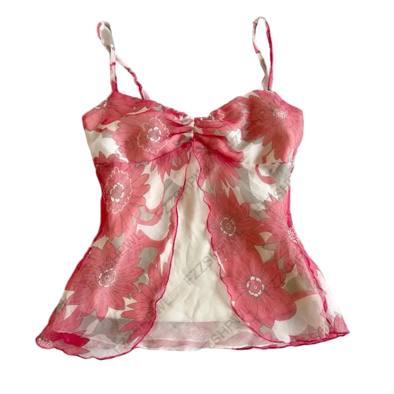 Einzigartiges Harajuku Mesh Garn Rock Goth Y2k Tank Top 2000S Hiphop CozyFit    Weste Vintage Punk ärmelloses Top Chic Streetwear Crop Top So ist Leben