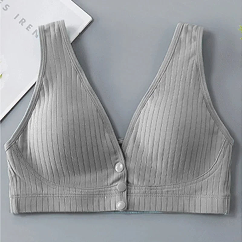Damen Still-BH aus reiner Baumwolle, Umstandsunterwäsche, große Größen, Bralette, gerafftes Crop-Top So ist Leben
