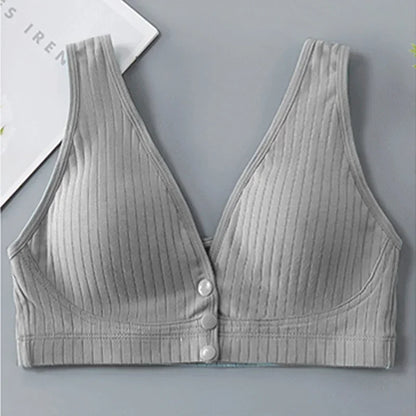 Damen Still-BH aus reiner Baumwolle, Umstandsunterwäsche, große Größen, Bralette, gerafftes Crop-Top So ist Leben
