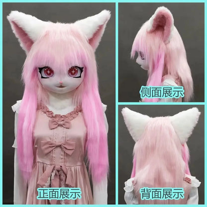 Furry Kig Kigurumi Tier Katze Kaninchen Puppe Tier Maske - So ist Leben