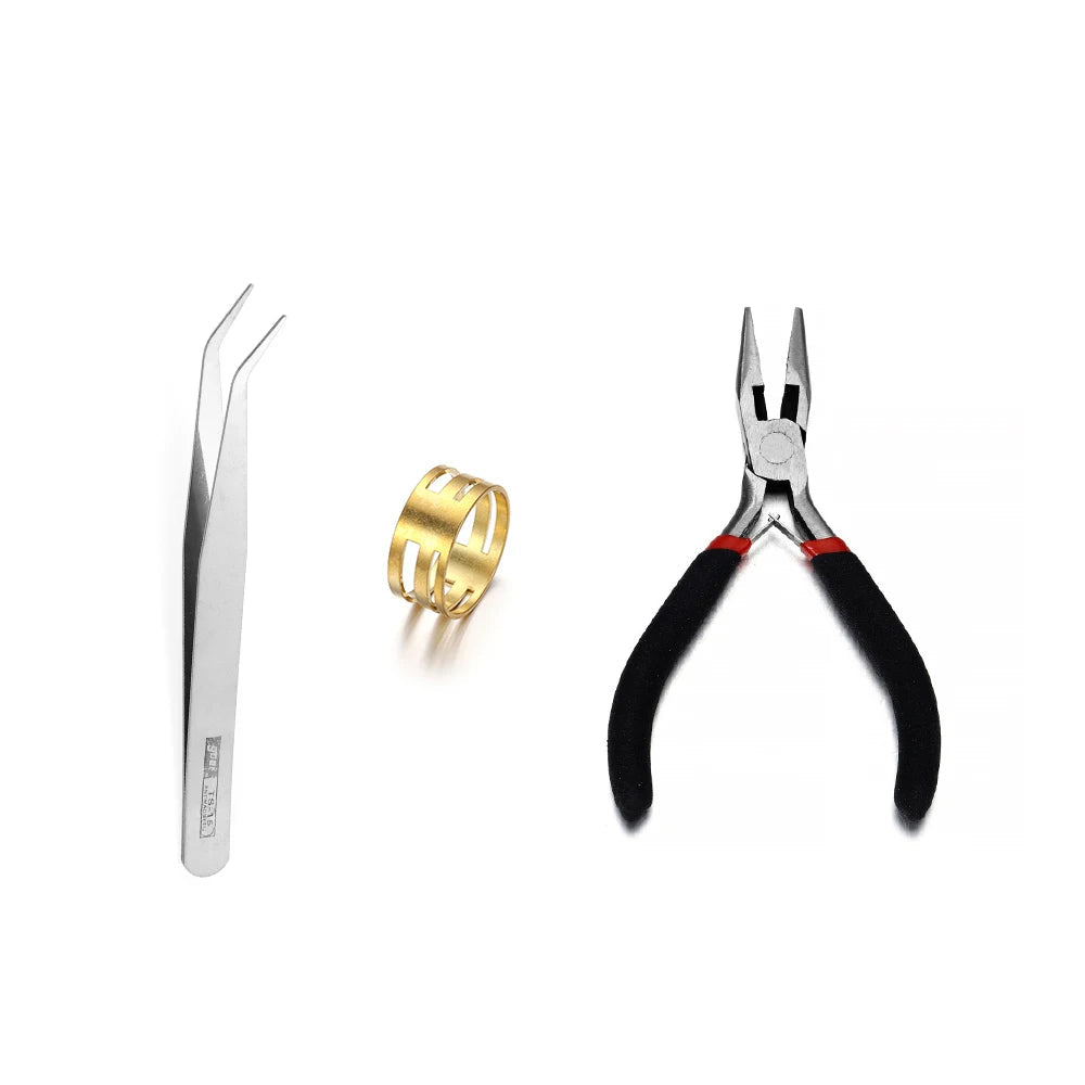 Legierung Zubehör Schmuck Erkenntnisse Set Reparatur Werkzeuge Karabinerverschluss Offene Biegeringe Ohrring Haken für DIY Schmuck Machen Liefert So ist Leben