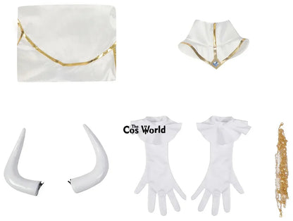 COSda@Overlord Albedo Weißes Kleid Outfits Anime Cosplay KostümeCOSda@ So ist Leben
