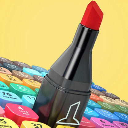 24-168 farbige Marker Stifte Set Manga Pinsel Stift Zeichnung Skizze Kawaii Kunst Schulbedarf Schreibwaren Farbe Schriftzug Marker So ist Leben