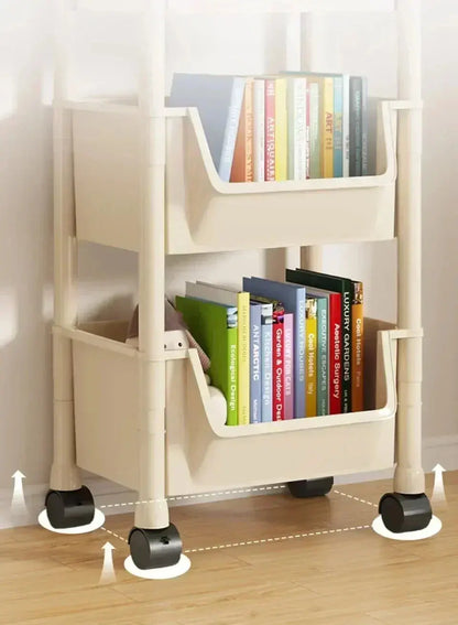 Trolley Bücherregal Küche Lagerregal Küche Ecke Schmaler Schlitz Lagerschrank Badezimmer Wohnzimmer Home Organizer - So ist Leben