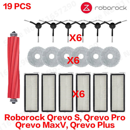 Roborock Qrevo S, Qrevo Pro, Qrevo MaxV, Qrevo Plus Staubsaugerteile Hauptwalze Seitenbürste Filter Mopp Pad Stoff Staubbeutel So ist Leben