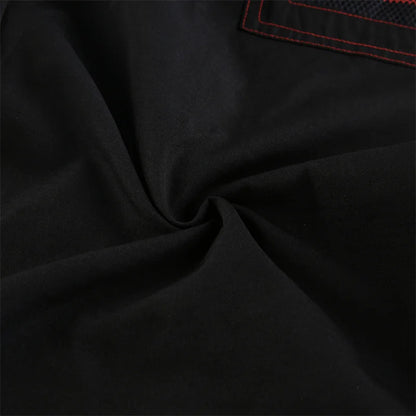 Gothic Frauen Punk Cargo Hosen Dark Academia Ästhetische Hohe Taille Baggy Hosen mit Taschen Grunge Streetwear Y2k So ist Leben