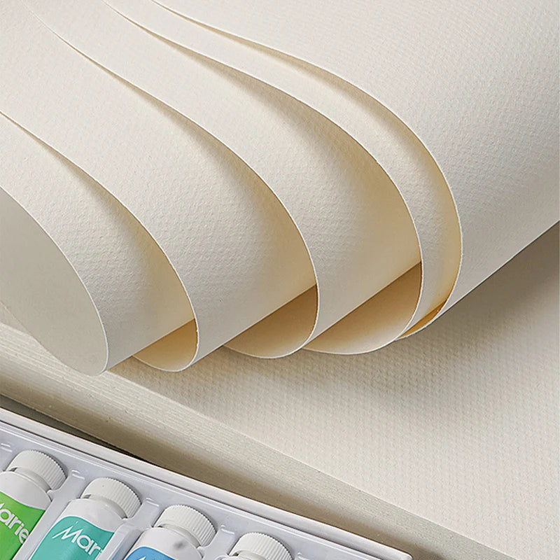 A4-Aquarellpapier, 20/50 Stück, Holzzellstoff, Aquarellmalerei, mittelgroß, 160 g, 200 g, 250 g, 300 g, Zeichenkarton, Kunstbedarf So ist Leben