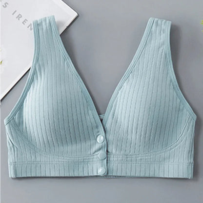 Damen Still-BH aus reiner Baumwolle, Umstandsunterwäsche, große Größen, Bralette, gerafftes Crop-Top So ist Leben