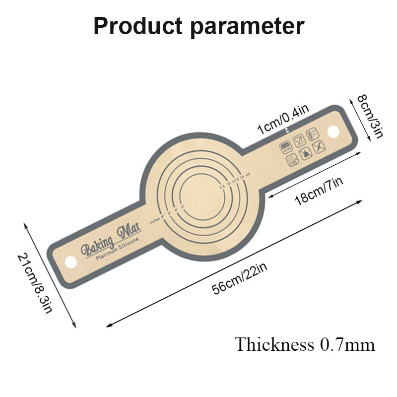 Wiederverwendbare Silikon‑Brotschlinge für Dutch Oven & Backen