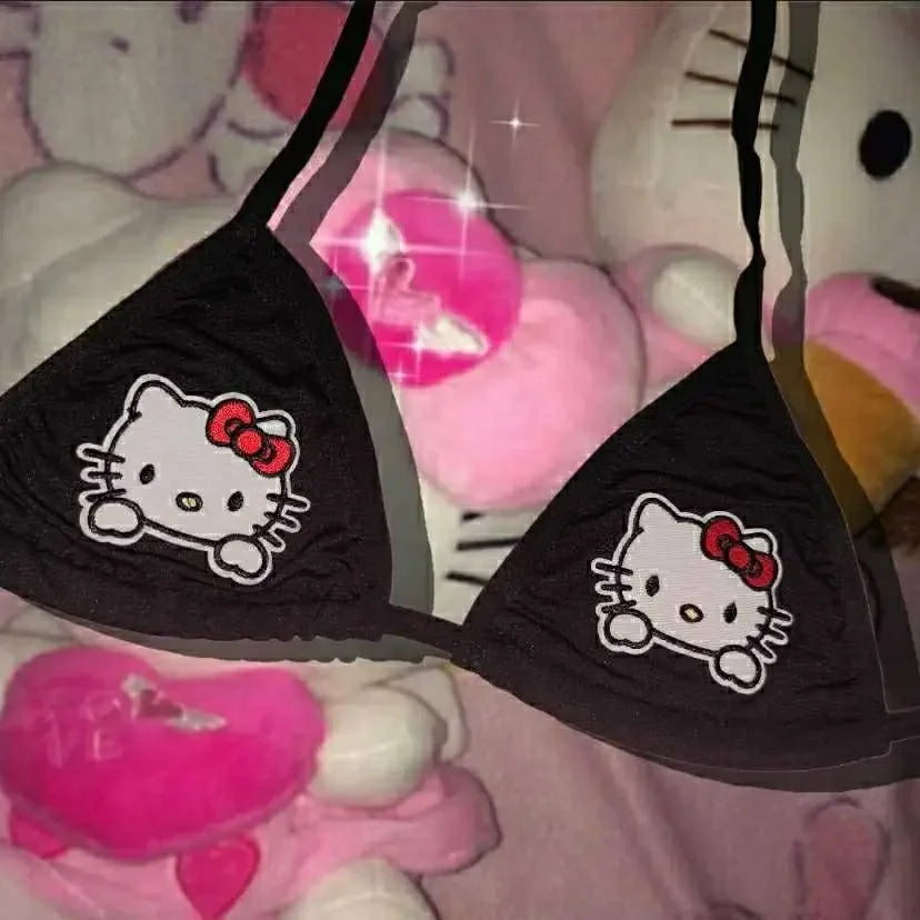 Hello‑Kitty Cosplay BH‑Top im Sanrio Cartoon Stil - So ist Leben