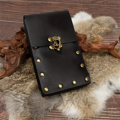 Cosplay Mittelalter Retro Gürtel Renaissance Kupfer Münze Taille Tasche Viking Ritter Rock Clip Schlüsselbund Halloween Rollenspiel Prop So ist Leben