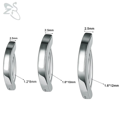 ZS 1 PC 14G/16G Edelstahl Clicker Bauchnabel Ring Frauen Gold Farbe Reverse gebogene Nabel Barbell Körper Schmuck 8/10/12 MM So ist Leben