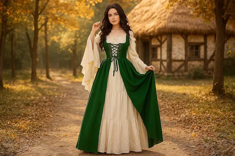Cosplay Damen Mittelalter Renaissance Kostüm Cosplay Über Anzug Kleid Weste Victoria Prinzessin Steam Punk Strap So ist Leben