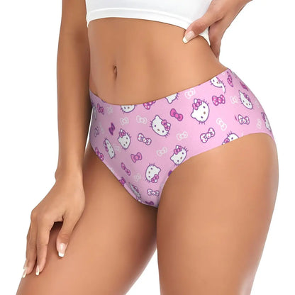 Hello‑Kitty Slip mit mittelhoher Form im Sanrio Stil