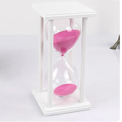 60/30 Minuten Sanduhr Sanduhr Vintage Sanduhr Schwarz Holz Sanduhr Timer für Zuhause Desktop Klassenzimmer Wohnzimmer Dekor So ist Leben