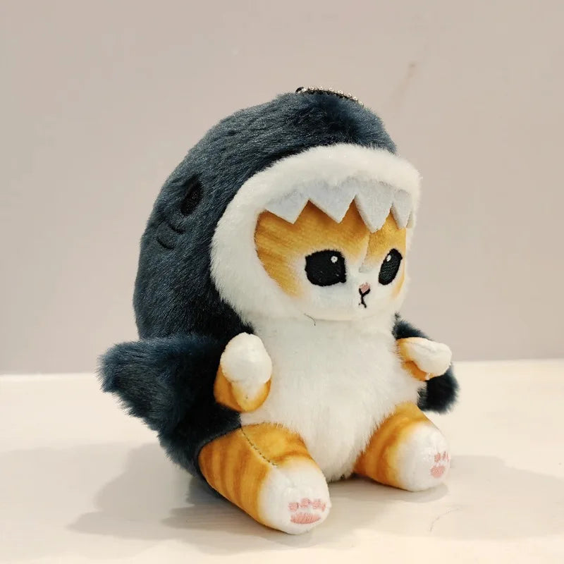Kawaii Hai‑Katze Plüschfigur – Kreatives Design & Geschenkidee - So ist Leben