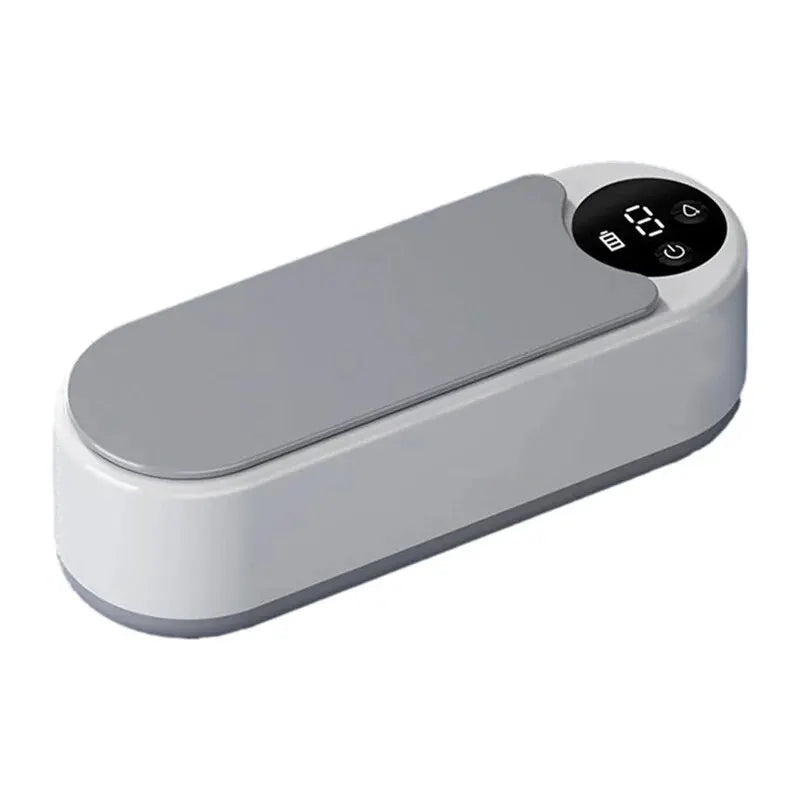 Tragbare Haushaltsreinigungsmaschine, 450 ml Clean Pod Ultraschallreiniger, Schmuckreinigungsmaschine für Ringe, Brillen, Make-up-Pinsel So ist Leben