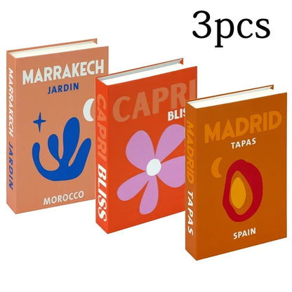 Wohnzimmerdekoration Designerbücher Couchtisch-Ornamente - So ist Leben