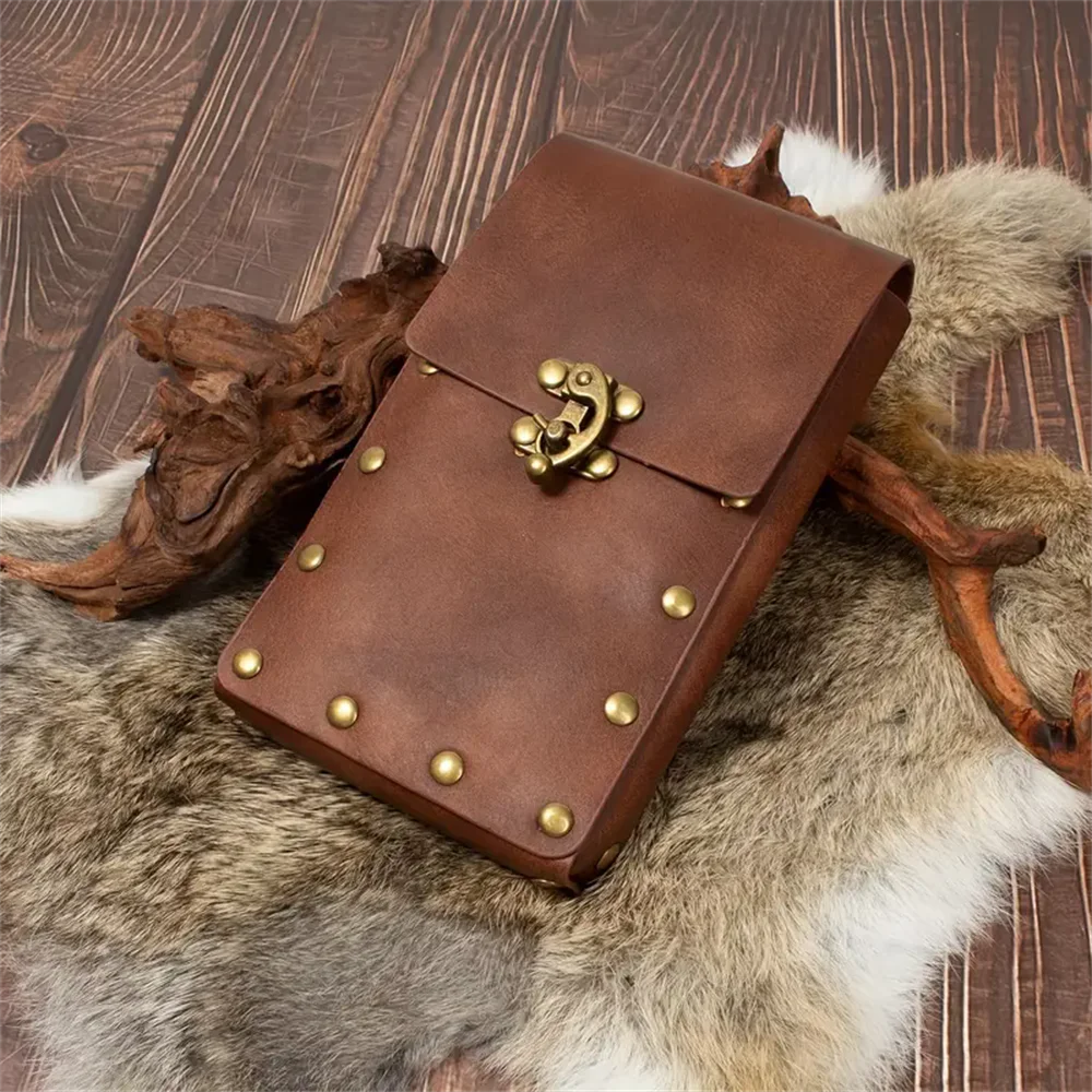 Cosplay Mittelalter Retro Gürtel Renaissance Kupfer Münze Taille Tasche Viking Ritter Rock Clip Schlüsselbund Halloween Rollenspiel Prop So ist Leben