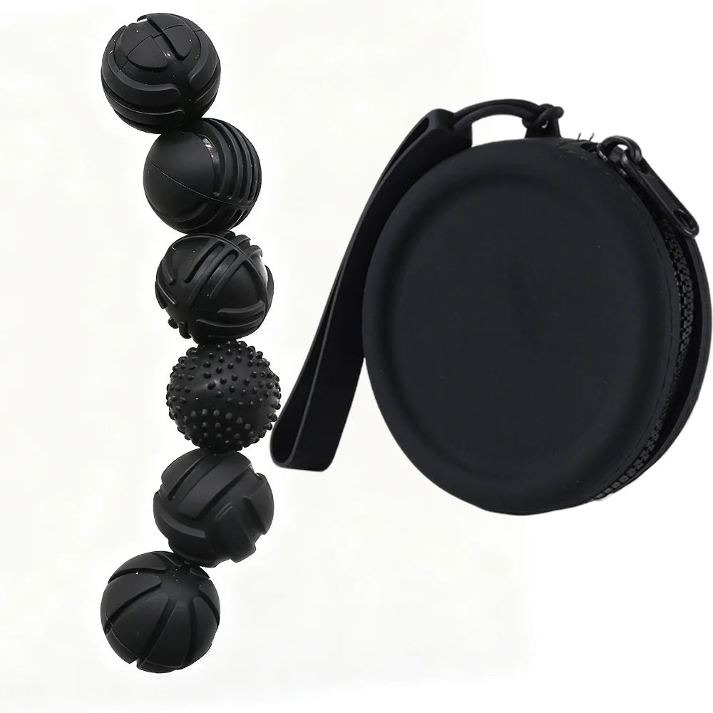 6 Stück/12 Stück Silikon-Sensor-Magnetkugeln, einzigartiges elastisches Dekompressionsspielzeug für weiche Massage und Training So ist Leben
