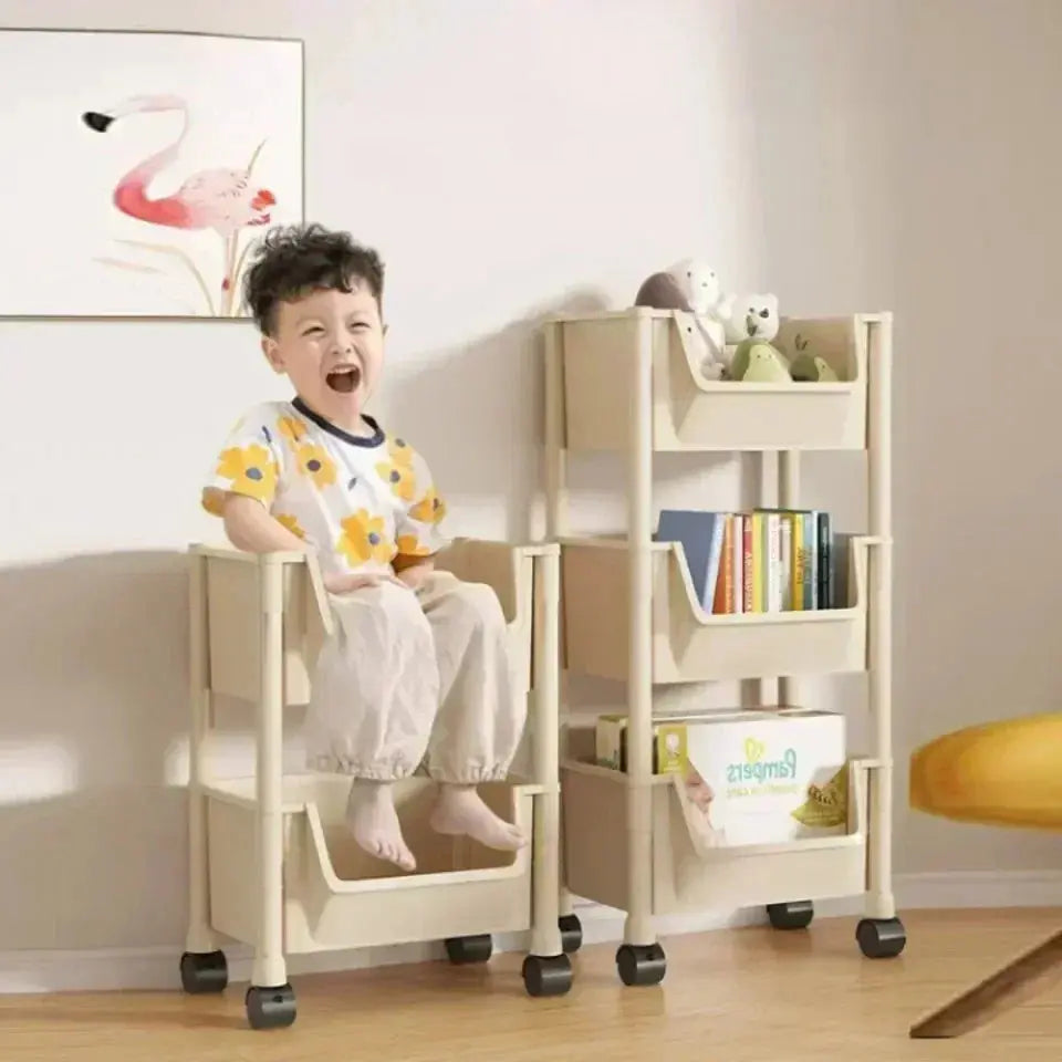 Trolley Bücherregal Küche Lagerregal Küche Ecke Schmaler Schlitz Lagerschrank Badezimmer Wohnzimmer Home Organizer - So ist Leben