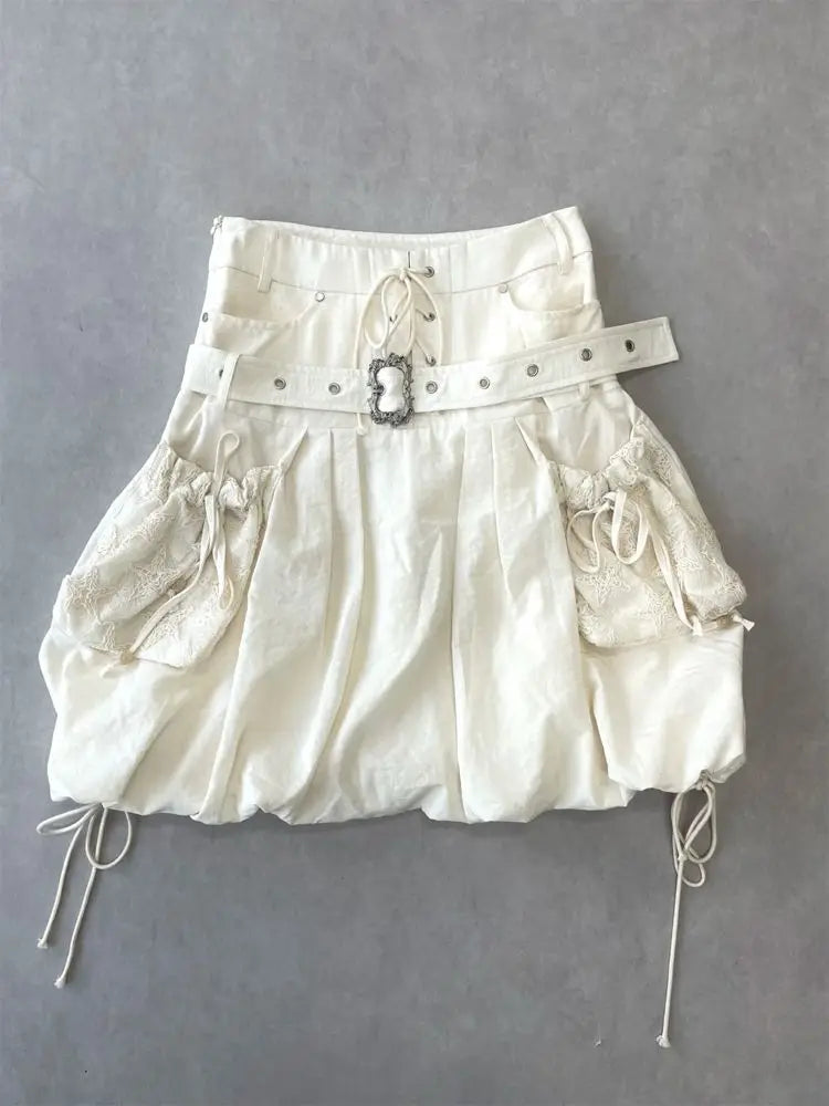 Punk Kleider 2 Stück Harajuku Gyaru Streetwear Reißverschluss Shirt Kurzarm Polo Neck Mode Y2k Minirock Vintage 2000er Jahre Kleid So ist Leben