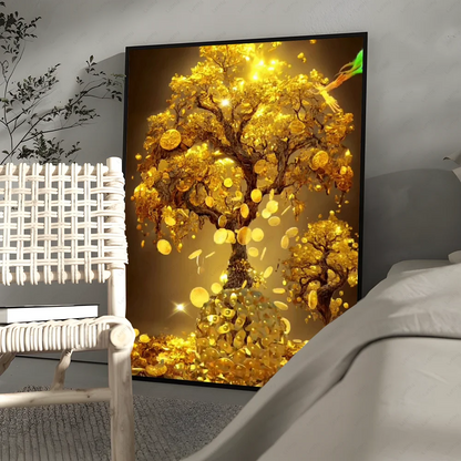 Goldener Geldbaum Poster Drucke Home Decor Geschenk - So ist Leben