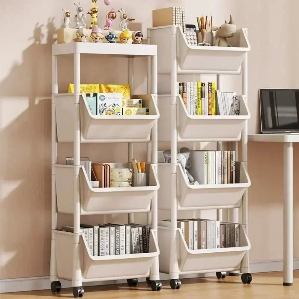 Trolley Bücherregal Küche Lagerregal Küche Ecke Schmaler Schlitz Lagerschrank Badezimmer Wohnzimmer Home Organizer - So ist Leben