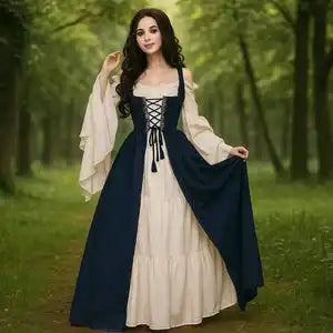 Cosplay Damen Mittelalter Renaissance Kostüm Cosplay Über Anzug Kleid Weste Victoria Prinzessin Steam Punk Strap So ist Leben