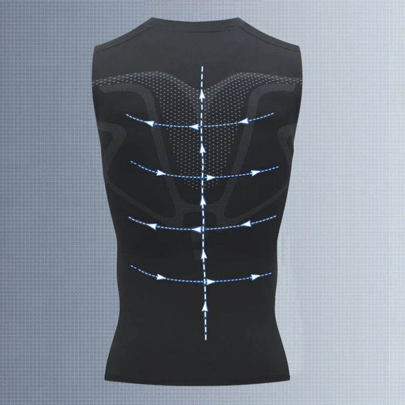 Herren-Kompressions-Tanktop für Herren, Fitnessstudio, ärmellos, schnell trocknend, Sportbekleidung, für Herren, Fitness, Bodybuilding, Weste, Workout, Muskel-Top So ist Leben