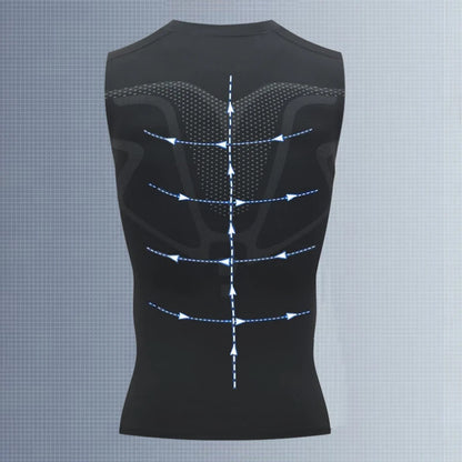 Herren-Kompressions-Tanktop für Herren, Fitnessstudio, ärmellos, schnell trocknend, Sportbekleidung, für Herren, Fitness, Bodybuilding, Weste, Workout, Muskel-Top So ist Leben