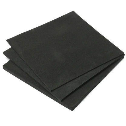 150 x 150 mm, 3 mm, 5 mm, 10 mm, Schallschutzschaum, ESD, antistatischer Stifteinsatz, hochdichter Schaumstoff, schallabsorbierender Lärmschwammschaum So ist Leben