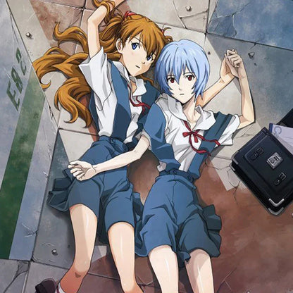 Asuka Langley Soryu Cosplay Kostüm Perücke Haars pangen Rei Ayanami Cosplay Mädchen Frauen Halloween Loli Kleidung Zubehör So ist Leben